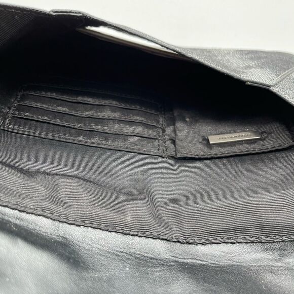 BCBGMAXAZRIA Leather Clutch w/ Reptile Look - Picture 3 of 4